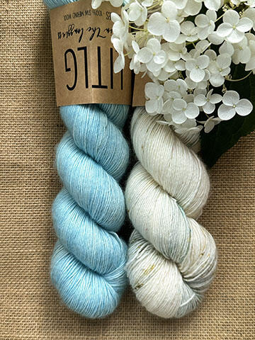 Morning Dew Garden Sisters' Brioche yarn kit